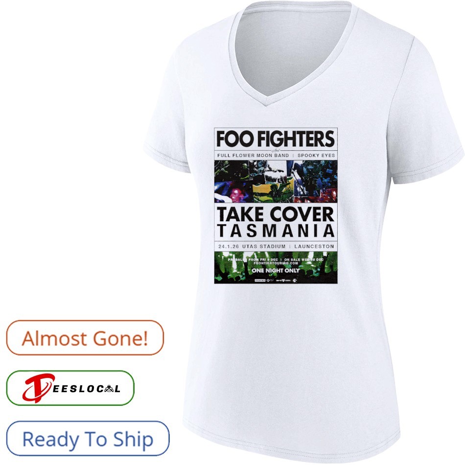 Foo Fighters Launceston Tasmania 2025 Event Poster At Utas Stadium