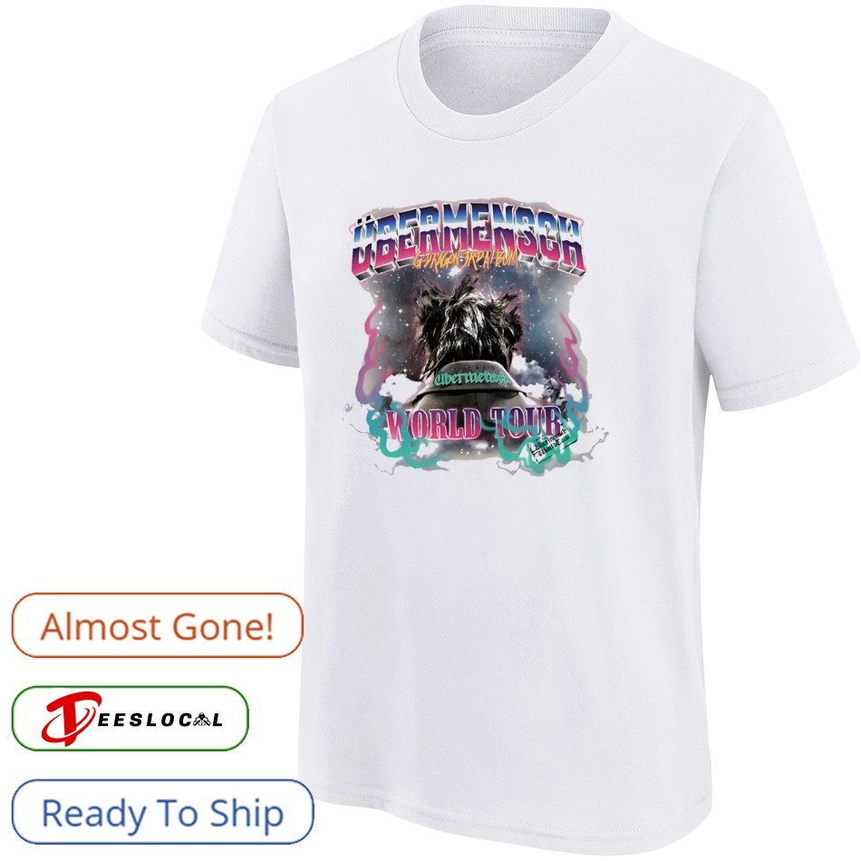 G-DRAGON ツアーTシャツ G-dragon Ubermensch World Tour 2025 shirt, hoodie, sweater, long