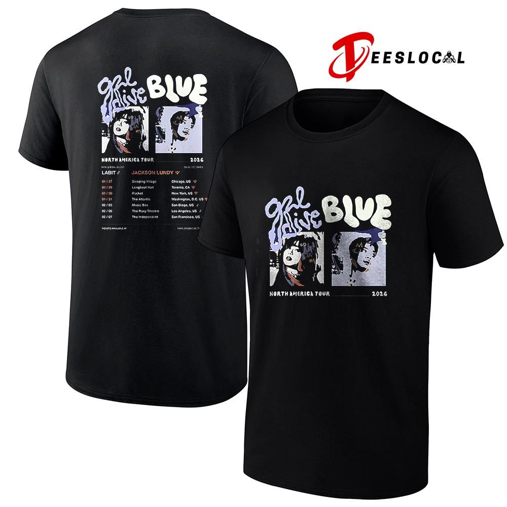 Galdive Blue North America tour 2026 schedule dates photo shirt