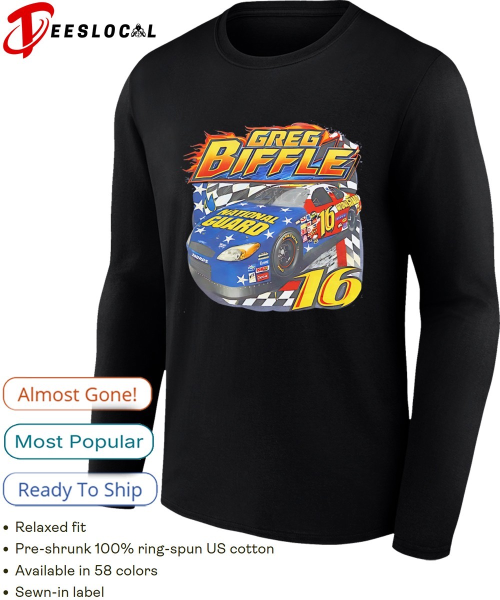 Greg Biffle RIP 1969 2025 NASCAR National Guard shirt, hoodie
