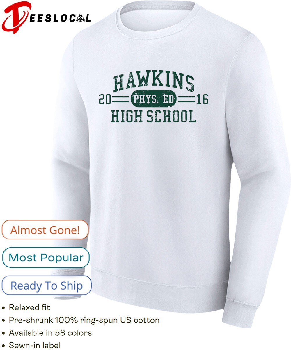 hawkins phys ed hoodie