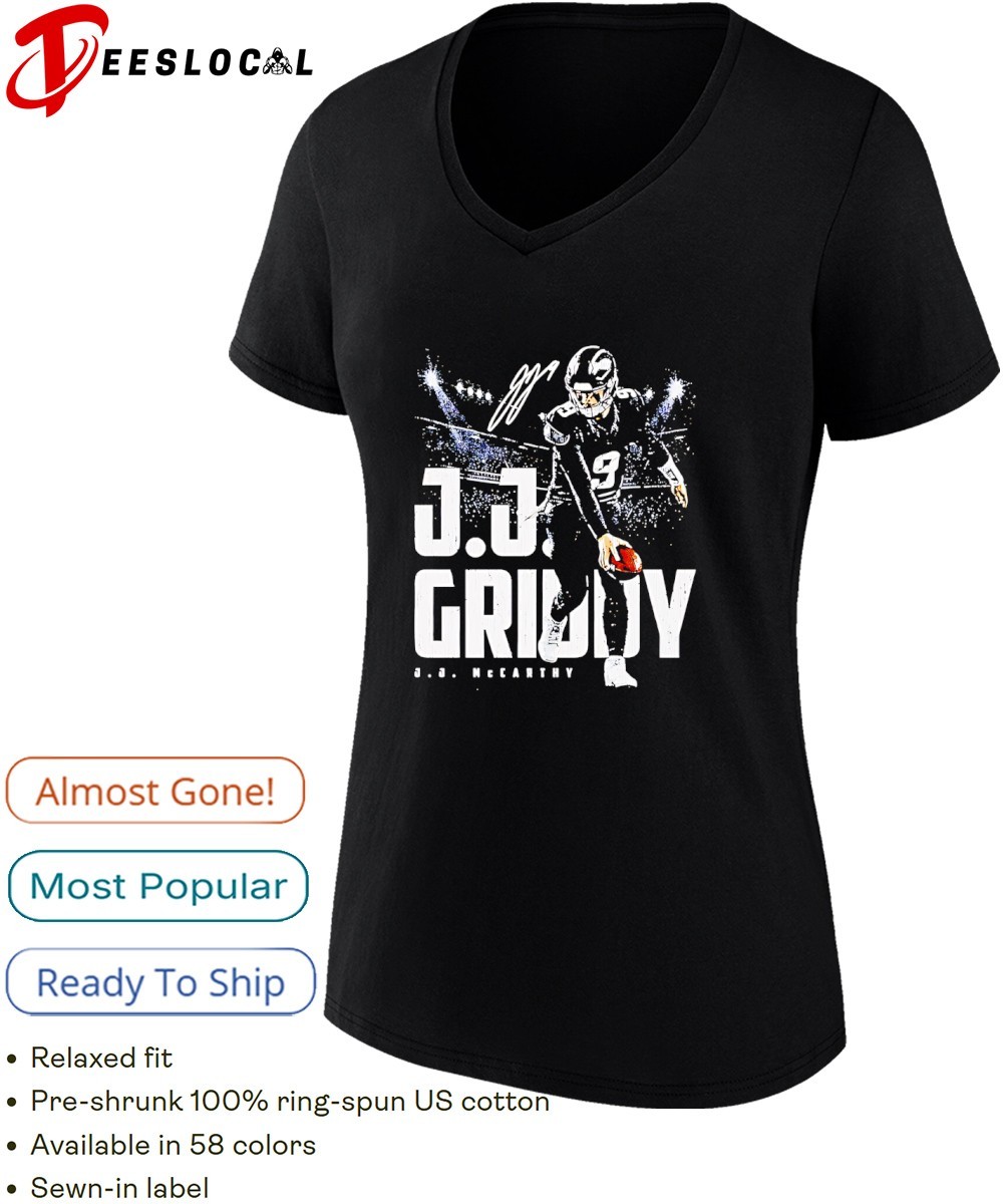 J Mccarthy Minnesota Vikings Griddy Signature shirt, hoodie