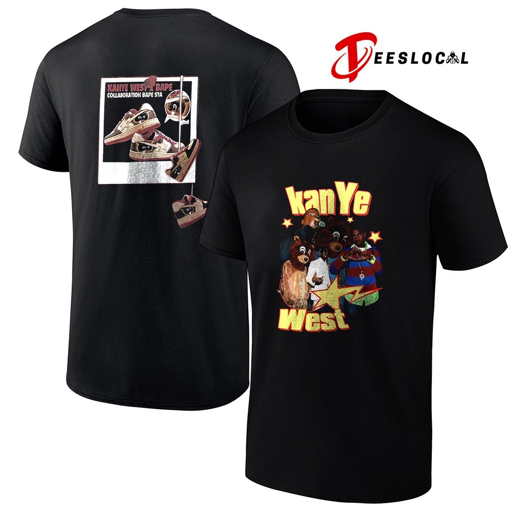 Kanye West x Bape collaboration college dropout shirt, hoodie