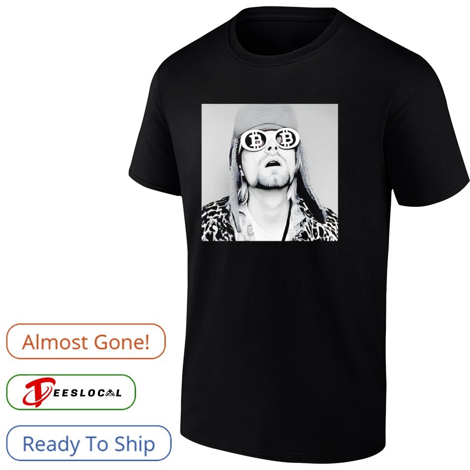 Kurt Cobain Bitcoin glasses shirt, hoodie, sweater, long sleeve and tank top