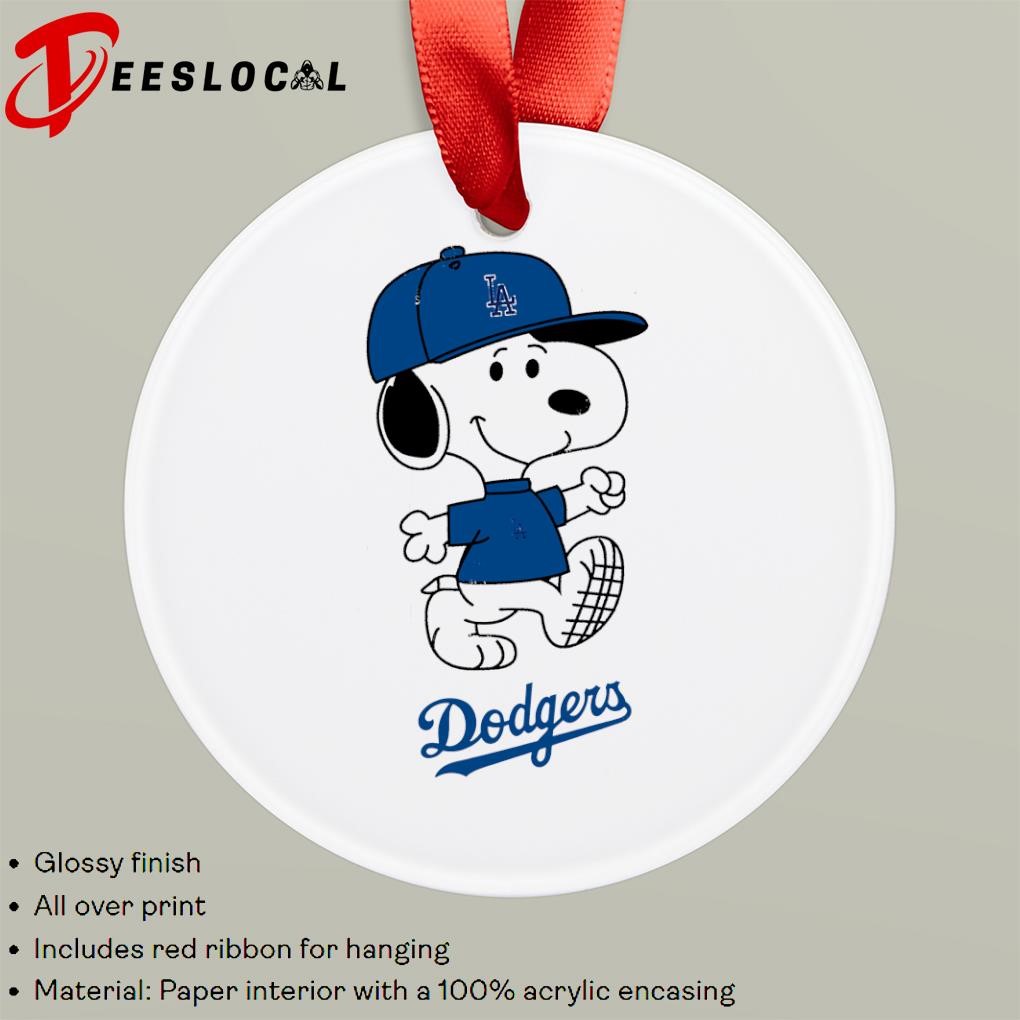 Los Angeles Dodgers Snoopy Baseball MLB Ornament, hoodie, sweater