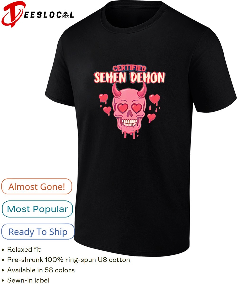 Matt Rife wearing Certified Semen demon pink shirt, hoodie