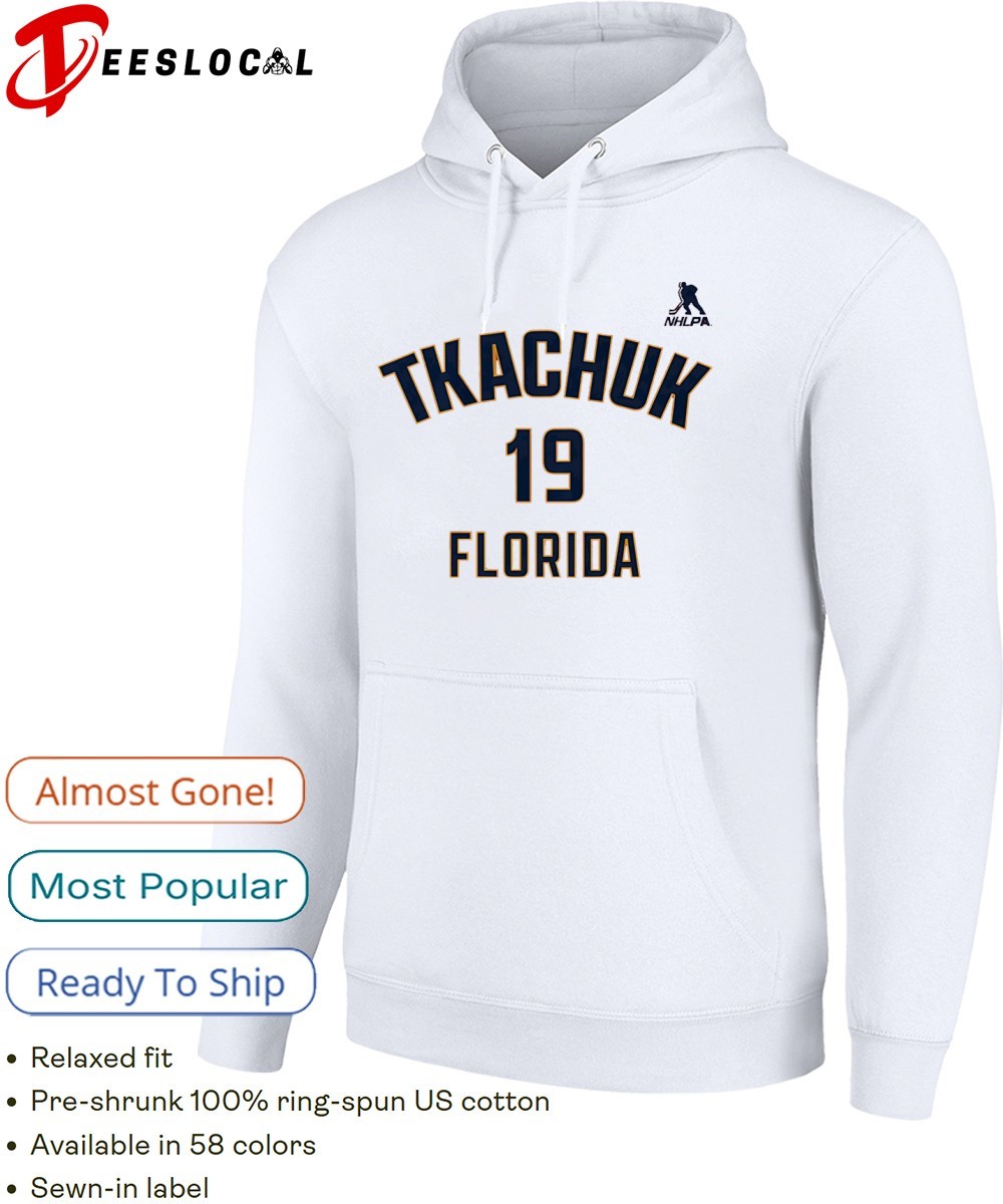 Matthew Tkachuk 19 Florida Panthers ice hockey NHLPA shirt, hoodie