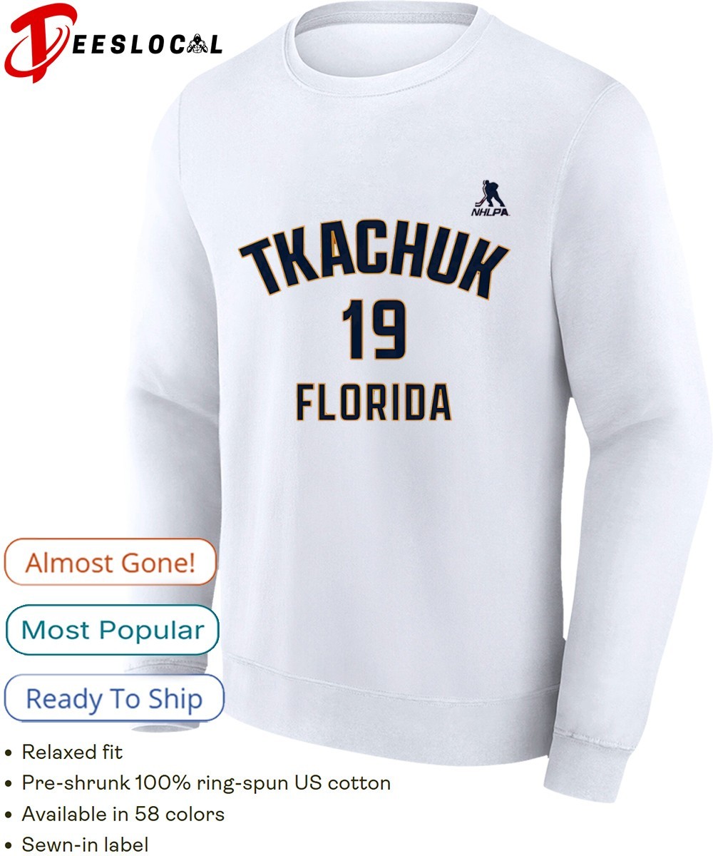 Matthew Tkachuk 19 Florida Panthers ice hockey NHLPA shirt, hoodie