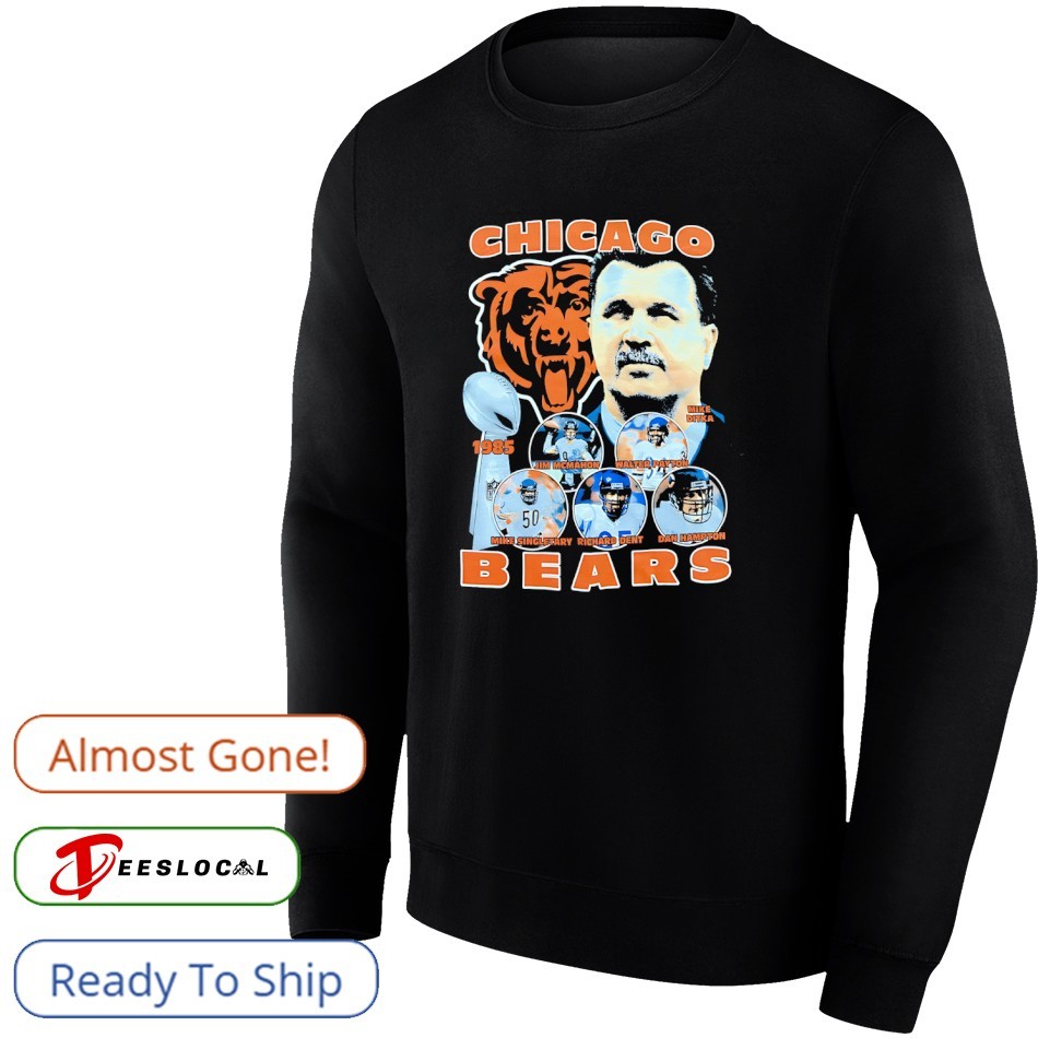 トップス WAYP MUSIC Tigers legend players 1985s T Mike Ditka and legends Chicago Bears 1985 Super Bowl XX Champions