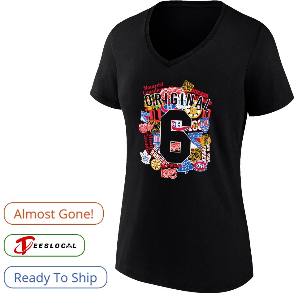 NHL The Original 6 logo teams shirt, hoodie, sweater, long sleeve