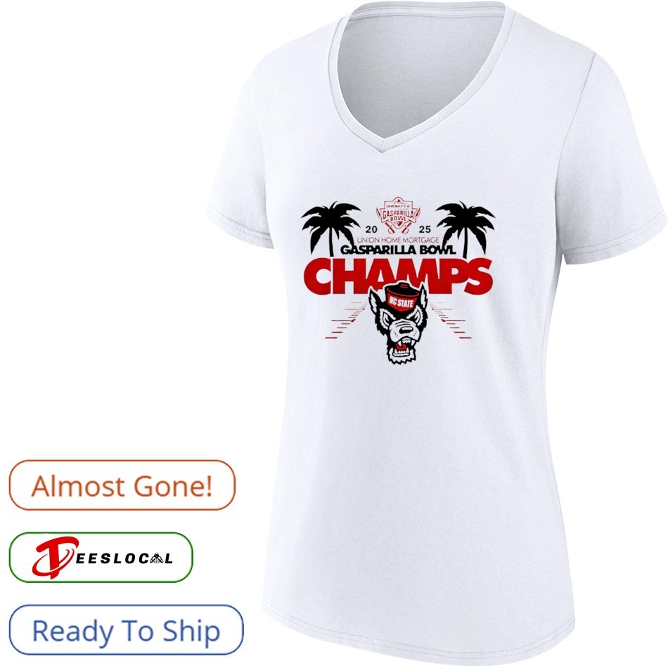 wildfireMADE IN USA CAMPIONベースボールＴシャツ Nc State Wolfpack Union Home Mortgage Gasparilla Bowl Champions