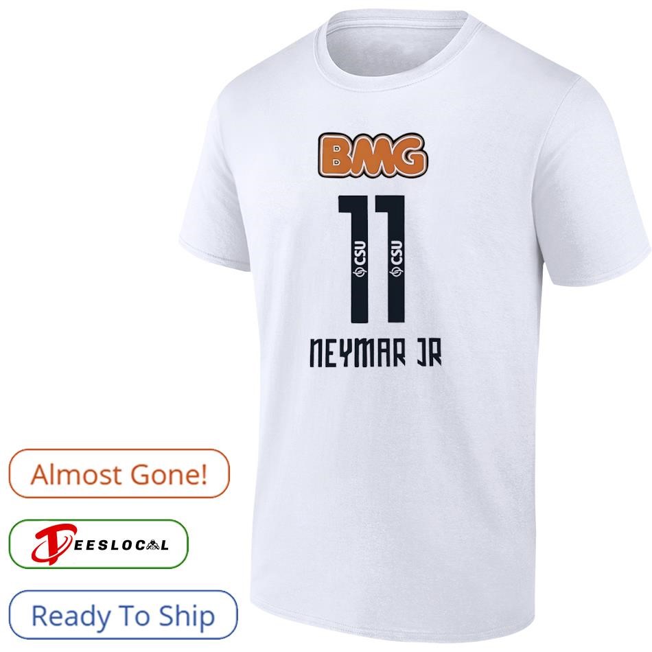 Neymar Jr 11 CSU Santos FC BMG shirt, hoodie, sweater, long sleeve
