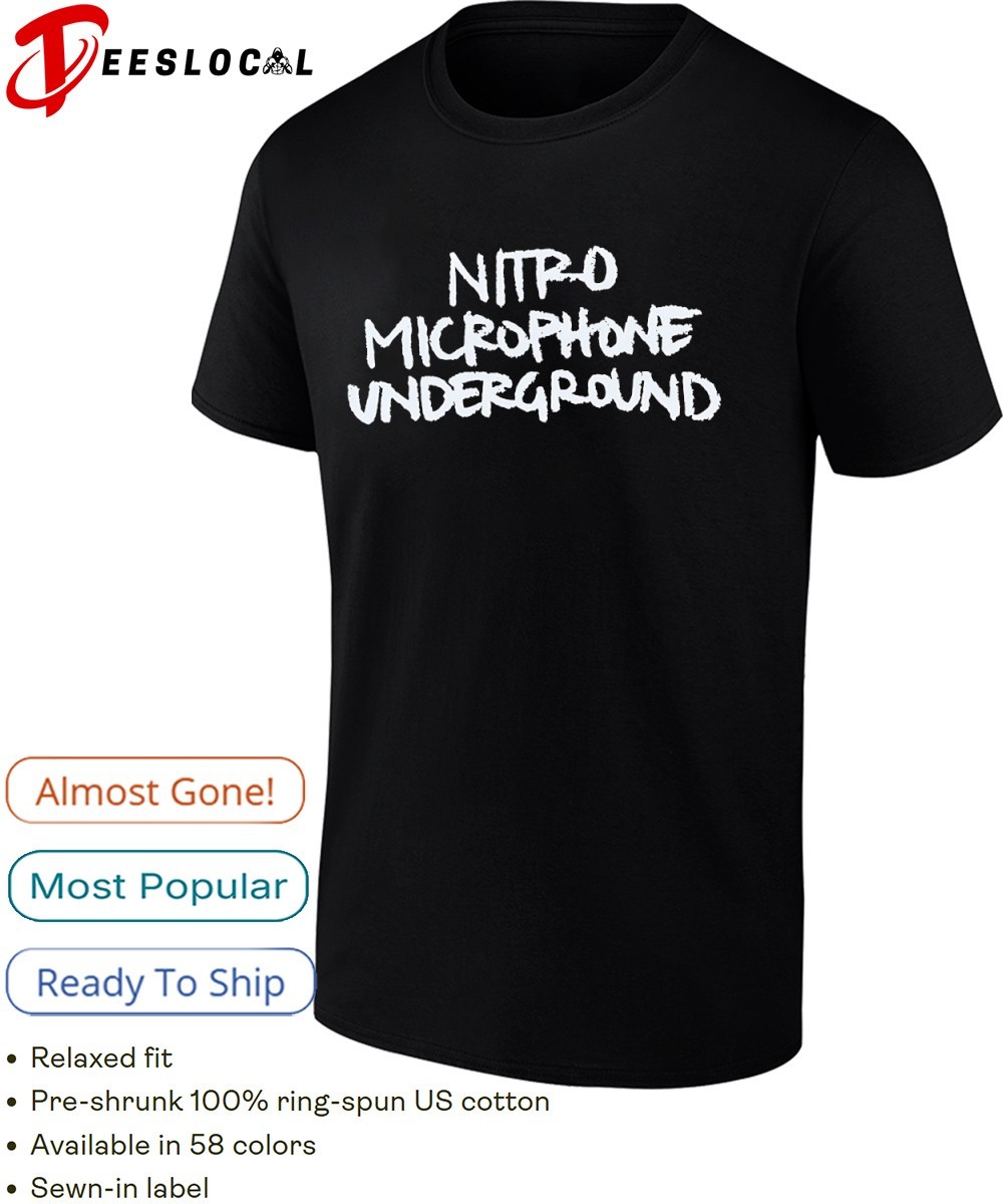 NITRO MICROPHONE UNDERGROUND Tシャツ Lサイズ Nitro microphone underground shirt, hoodie, sweater, long sleeve
