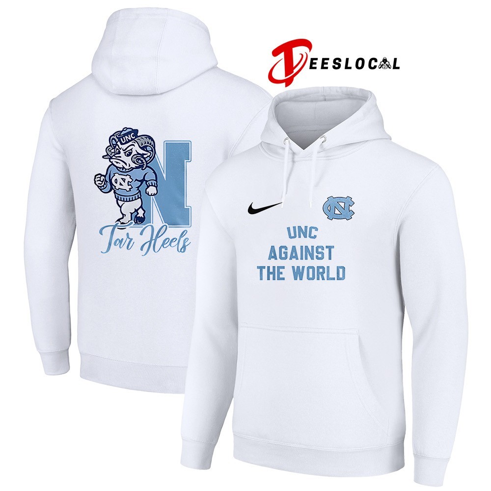 North Carolina Tar Heels against the world mascot shirt, hoodie