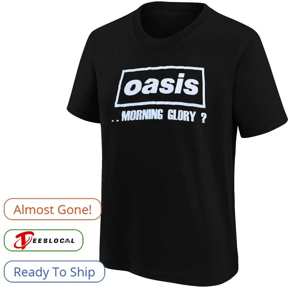UK限定◆ oasis Morning Glory オフィシャルTシャツ　L UK限定◇ oasis 30th Morning Glory Tシャツ L 黒