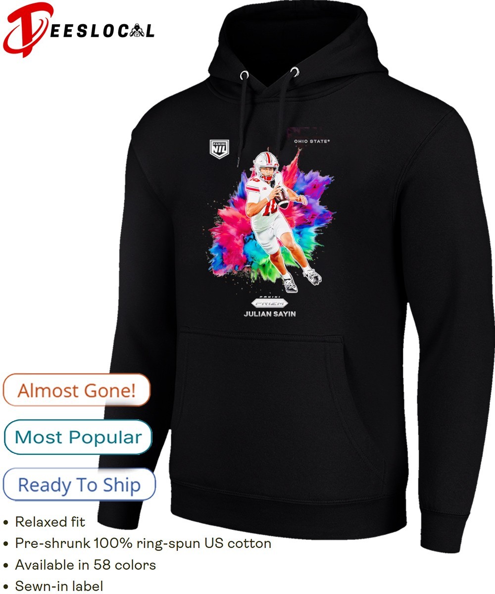 9/4◆ゆん◆Bジュエルoct×2 Ohio State Buckeyes #10 Julian Sayin The X Panini Colorblast shirt