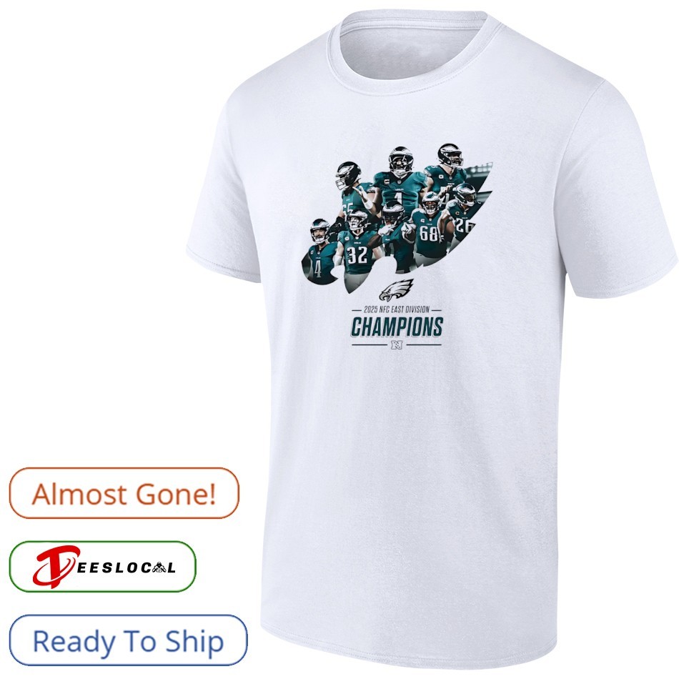 Philadelphia Eagles 2025 NFC East Division Champions Fly Eagles