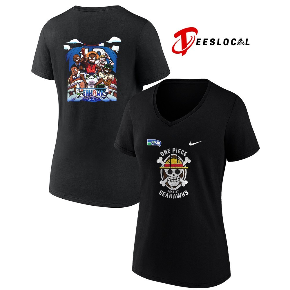 Seattle Seahawks x One Piece win graphic anime shirt, hoodie