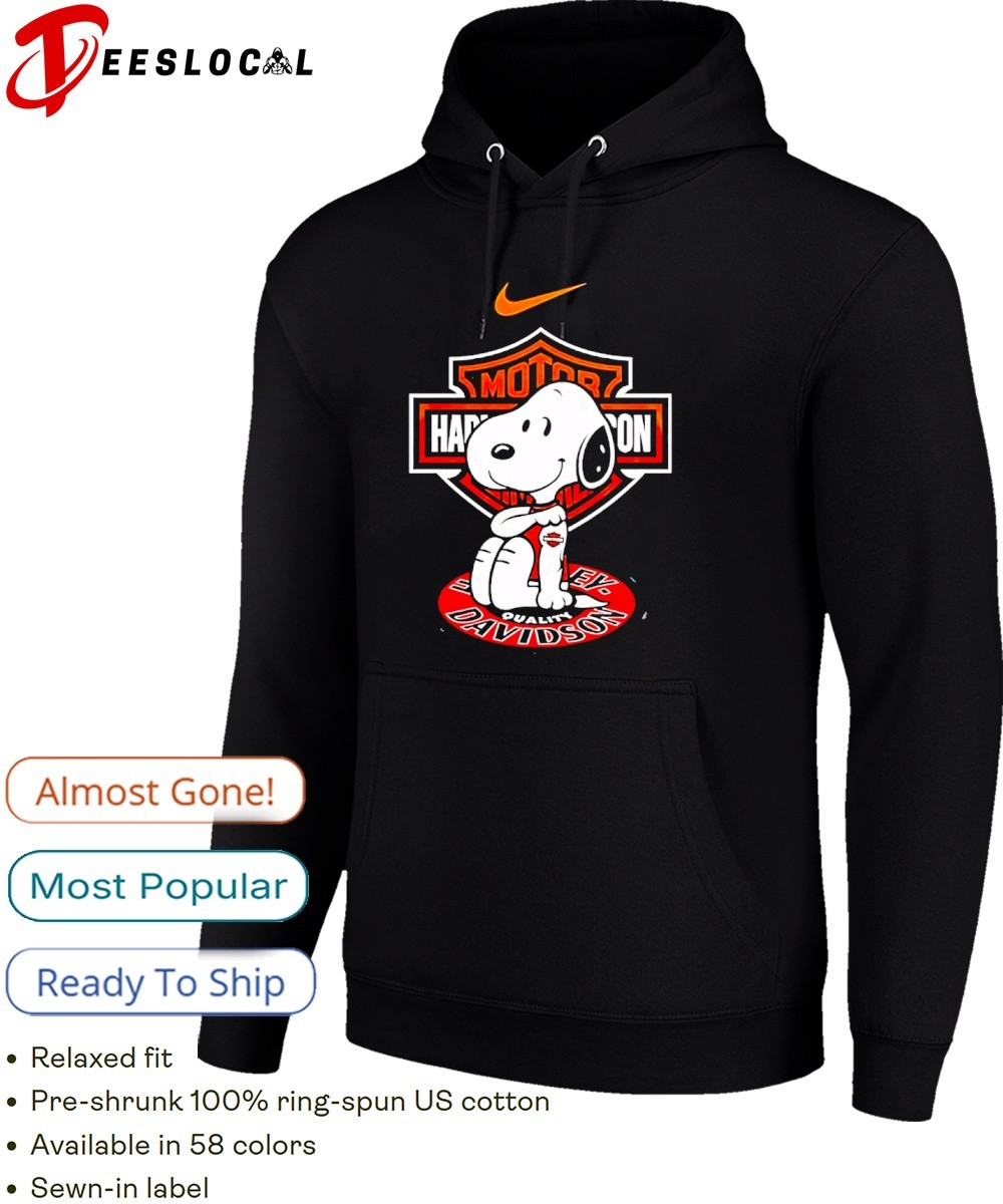 Snoopy Harley Davidson Motorcycle Tattoo Quality shirt, hoodie