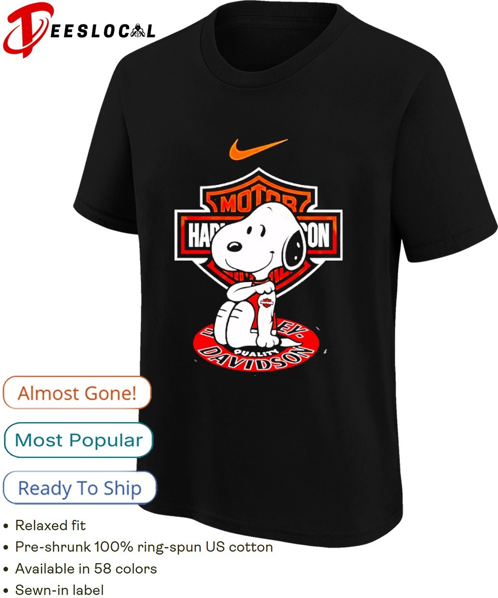 Snoopy Harley Davidson Motorcycle Tattoo Quality shirt, hoodie