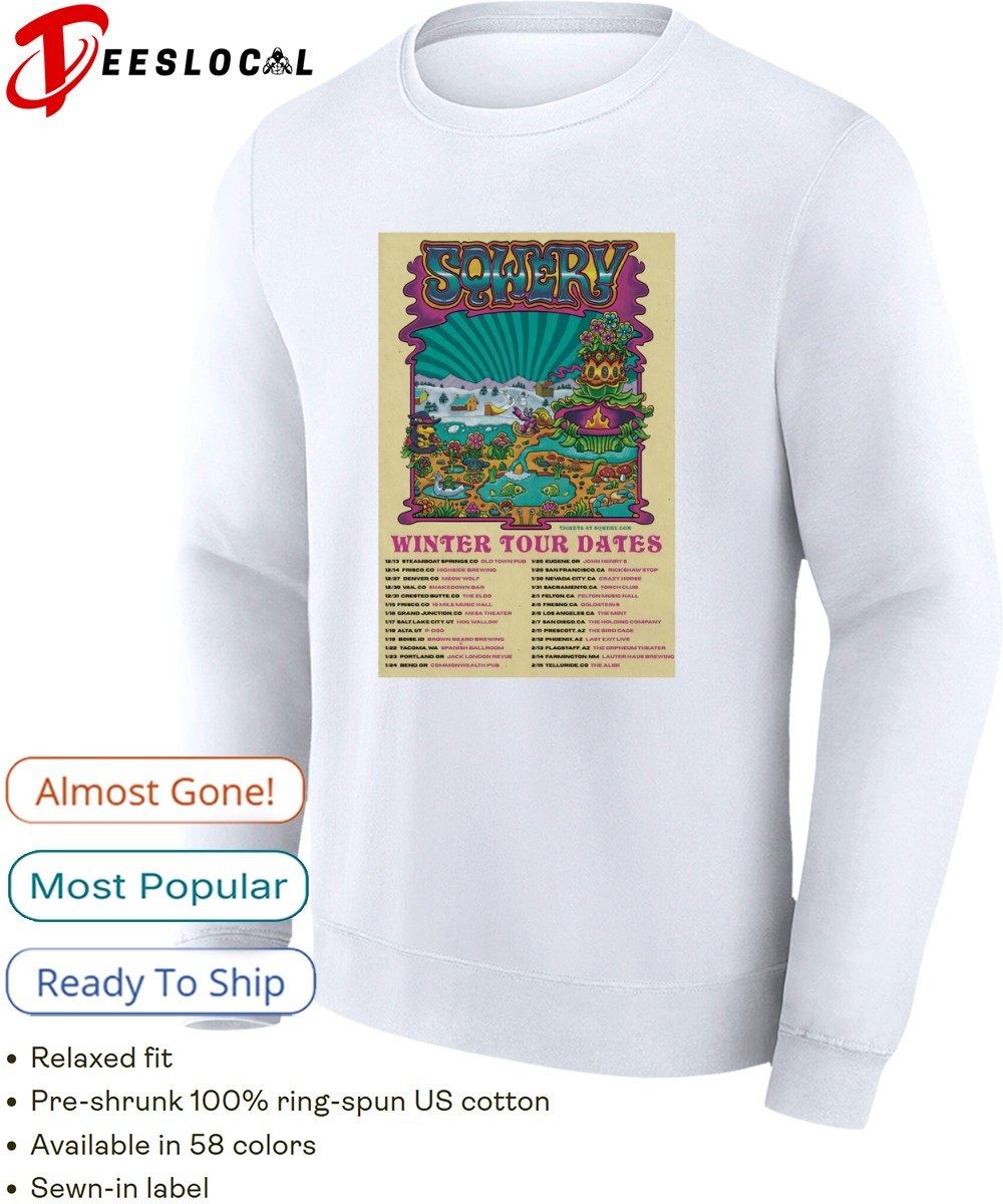 新品未開封 LIVE TOUR – DISH// − T-shirts Sqwerv Poster Tour Jan Feb 2026 shirt, hoodie, sweater, long