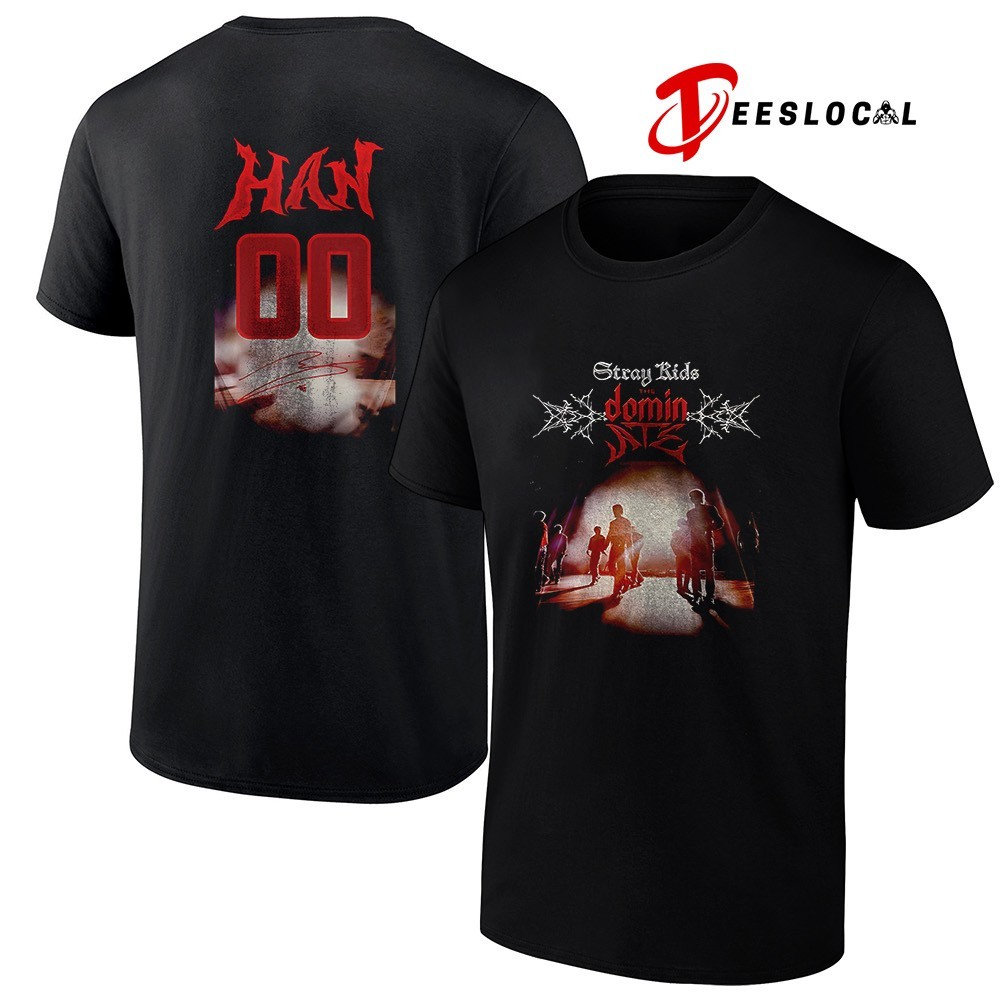 Stray Kids The Dominate ATE Han experience concert signature shirt