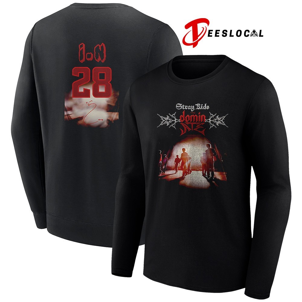 Stray Kids The Dominate ATE IN experience concert signature shirt