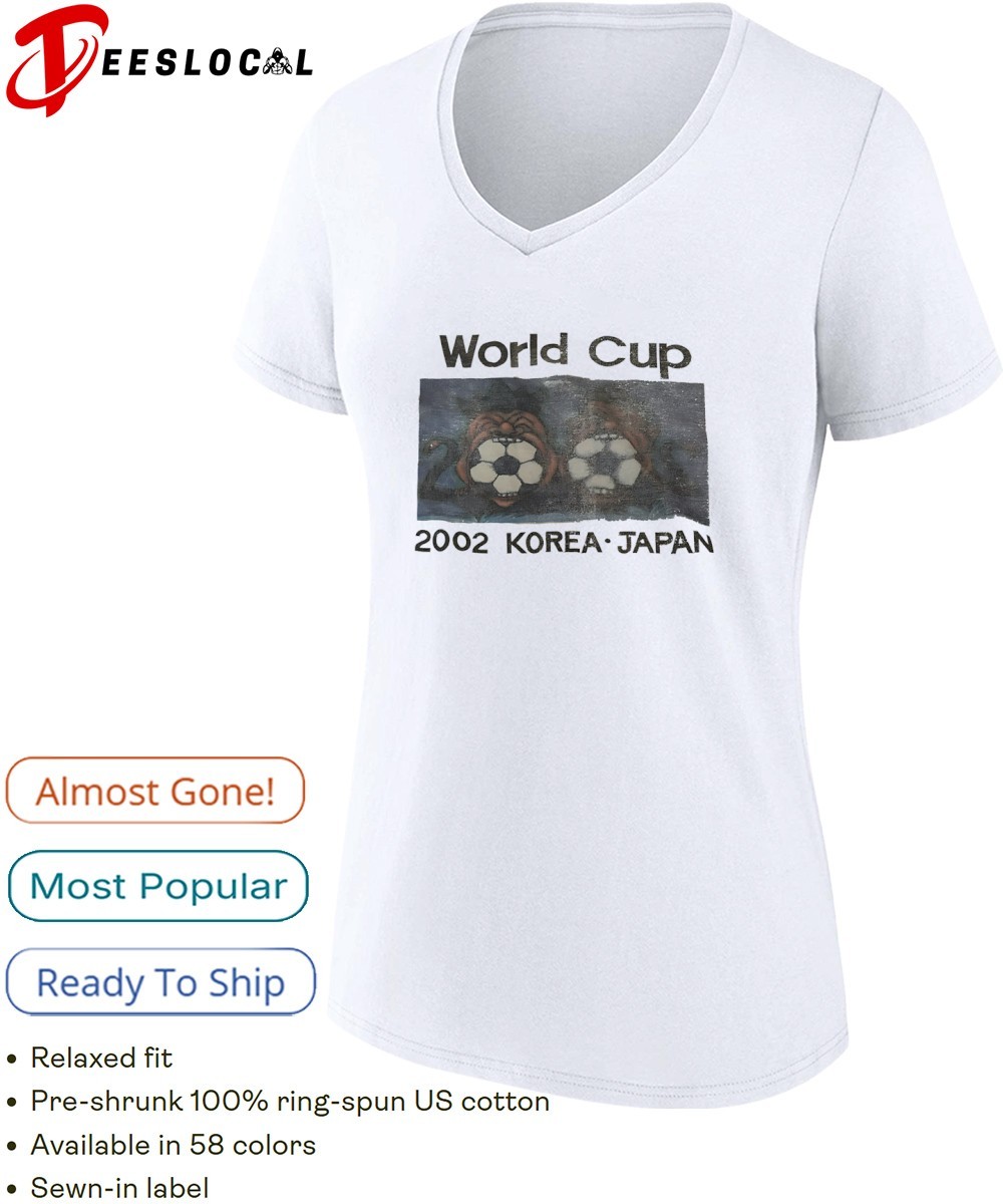 World cup Korea Japan 2002 shirt, hoodie, sweater, long sleeve and