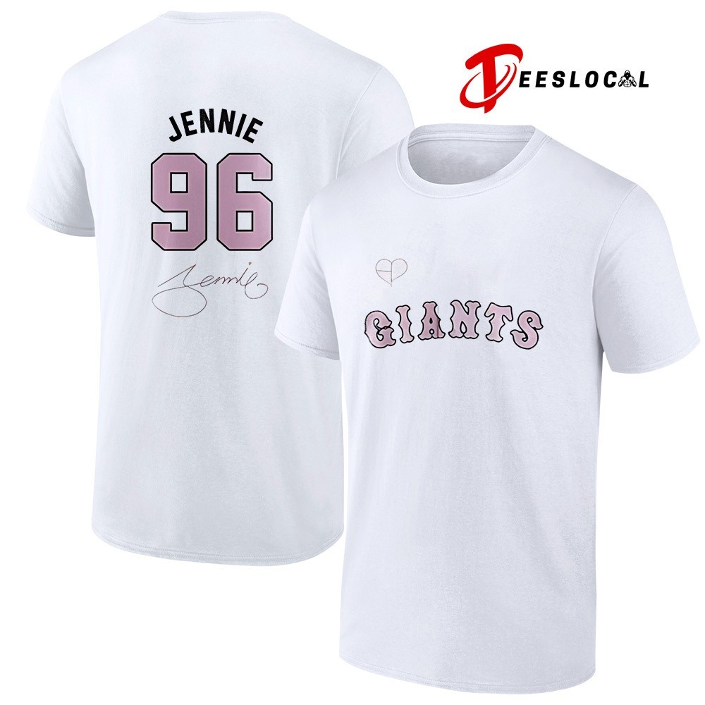 Yomiuri Giants x Blackpink Jennie name and number signature shirt