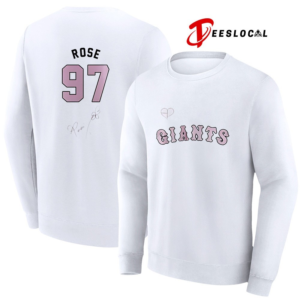 Yomiuri Giants x Blackpink Rose name and number signature shirt
