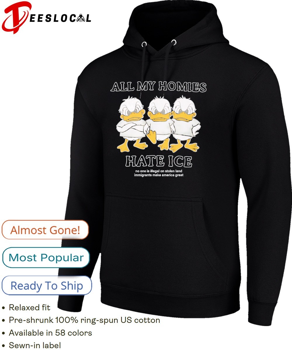 All my homies hate ice no one is illegal on stolen land shirt