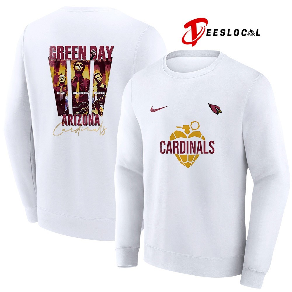 Arizona Cardinals x Green Day Super Bowl LX band poster shirt