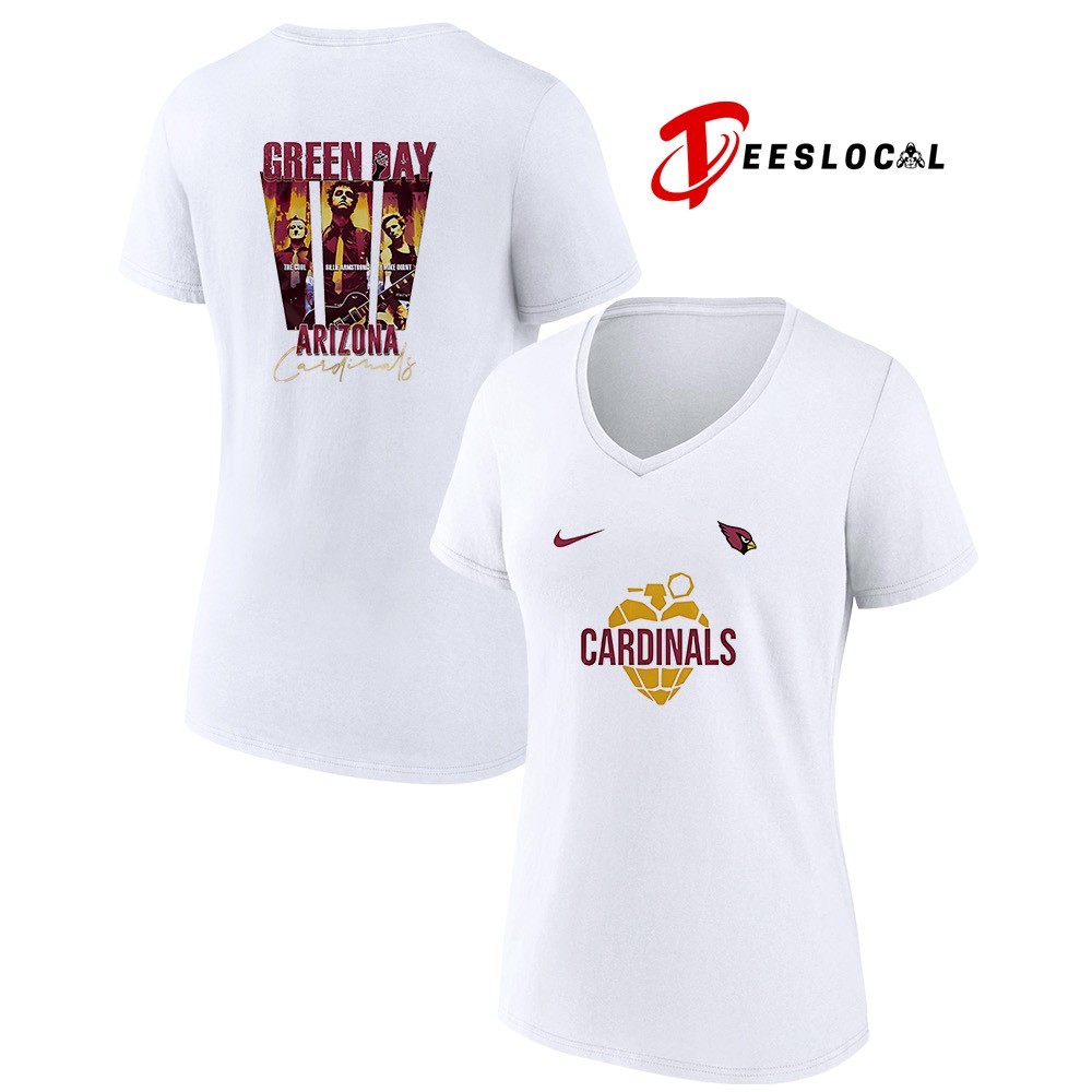 Arizona Cardinals x Green Day Super Bowl LX band poster shirt