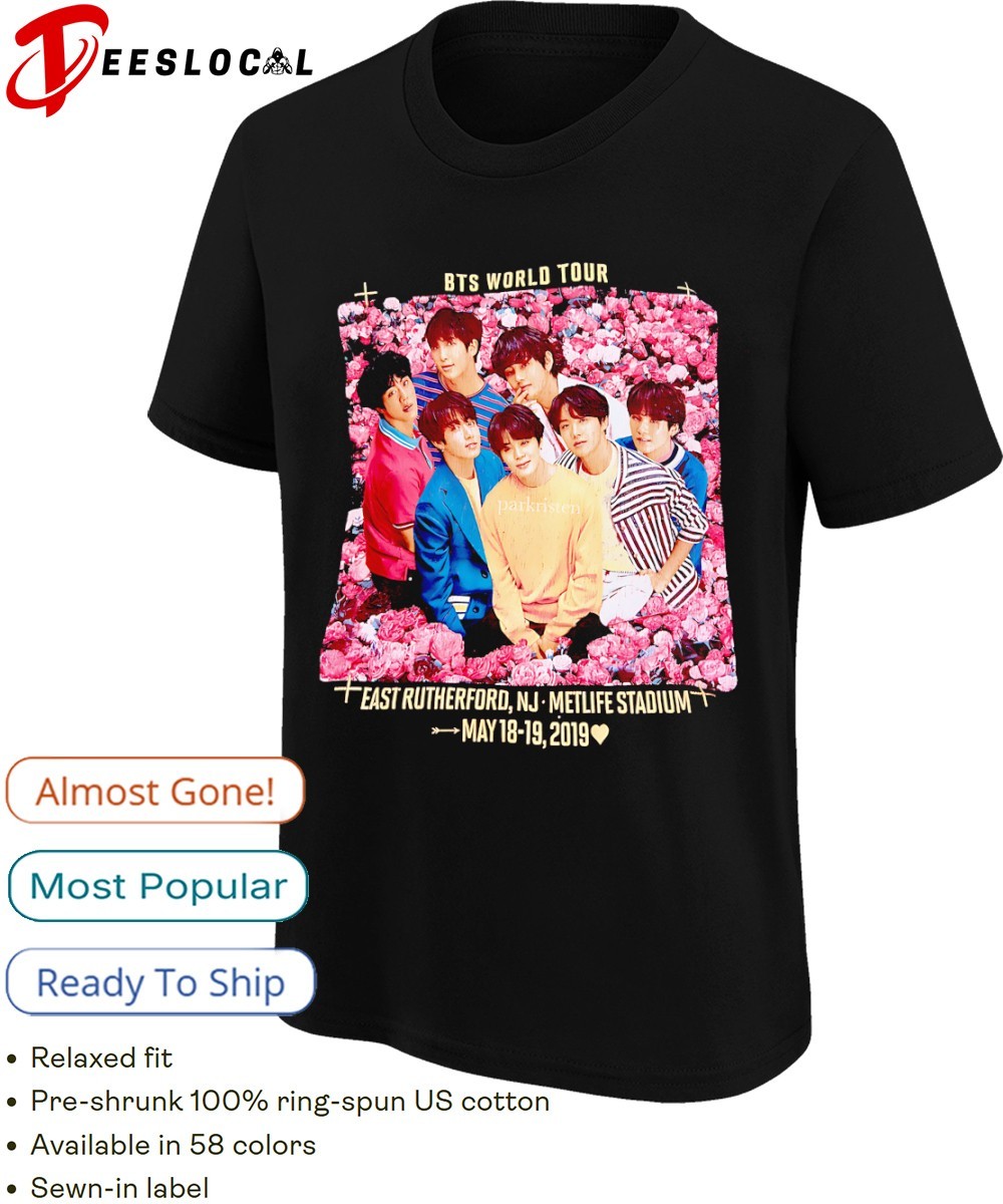 BTS world tour East Rutherford NJ Metlife Stadium 2019 shirt