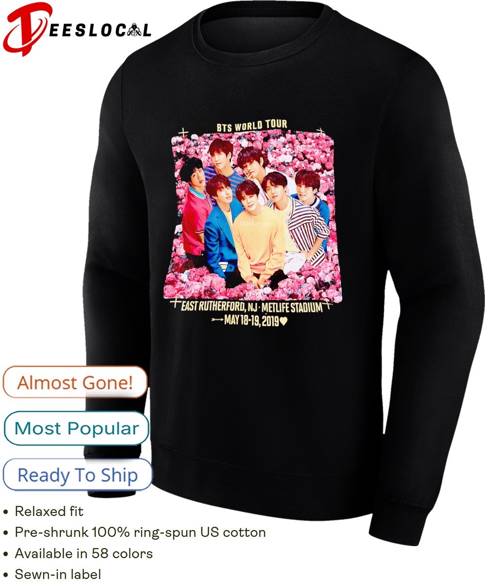 BTS world tour East Rutherford NJ Metlife Stadium 2019 shirt