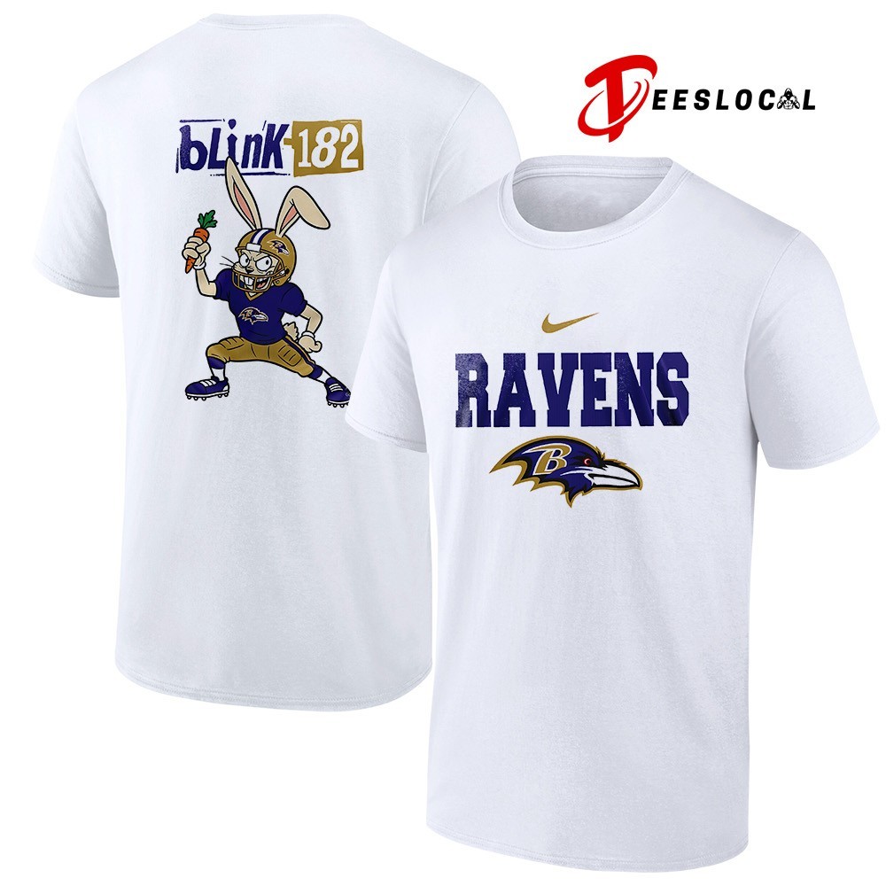 Baltimore Ravens x Blink 182 rabbit mascot shirt, hoodie, sweater