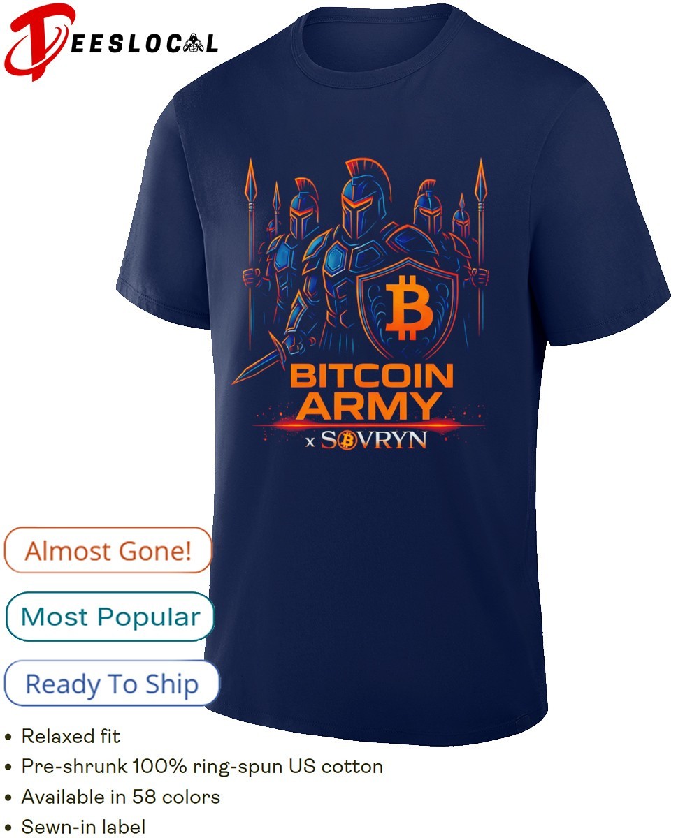 Bitcoin Sovryn × Bitcoin Army Collab shirt, hoodie, sweater, long sleeve  and tank top
