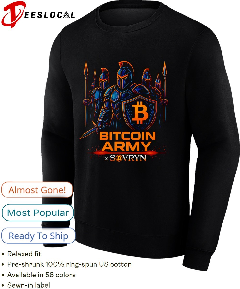 Bitcoin Sovryn × Bitcoin Army Collab shirt, hoodie, sweater, long sleeve  and tank top