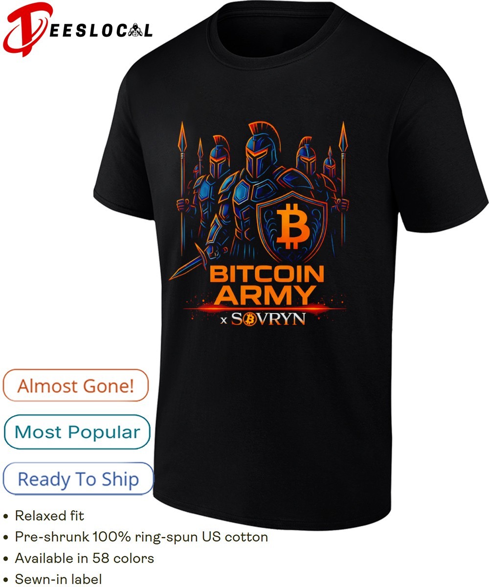 Bitcoin Sovryn × Bitcoin Army Collab shirt, hoodie, sweater, long sleeve  and tank top