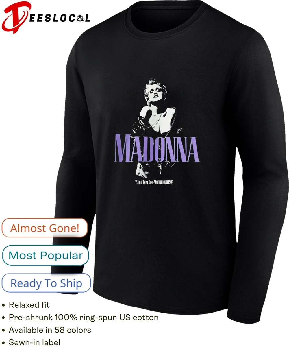 Bob Weir Madonna Who's That Girl tour 1987 shirt, hoodie, sweater