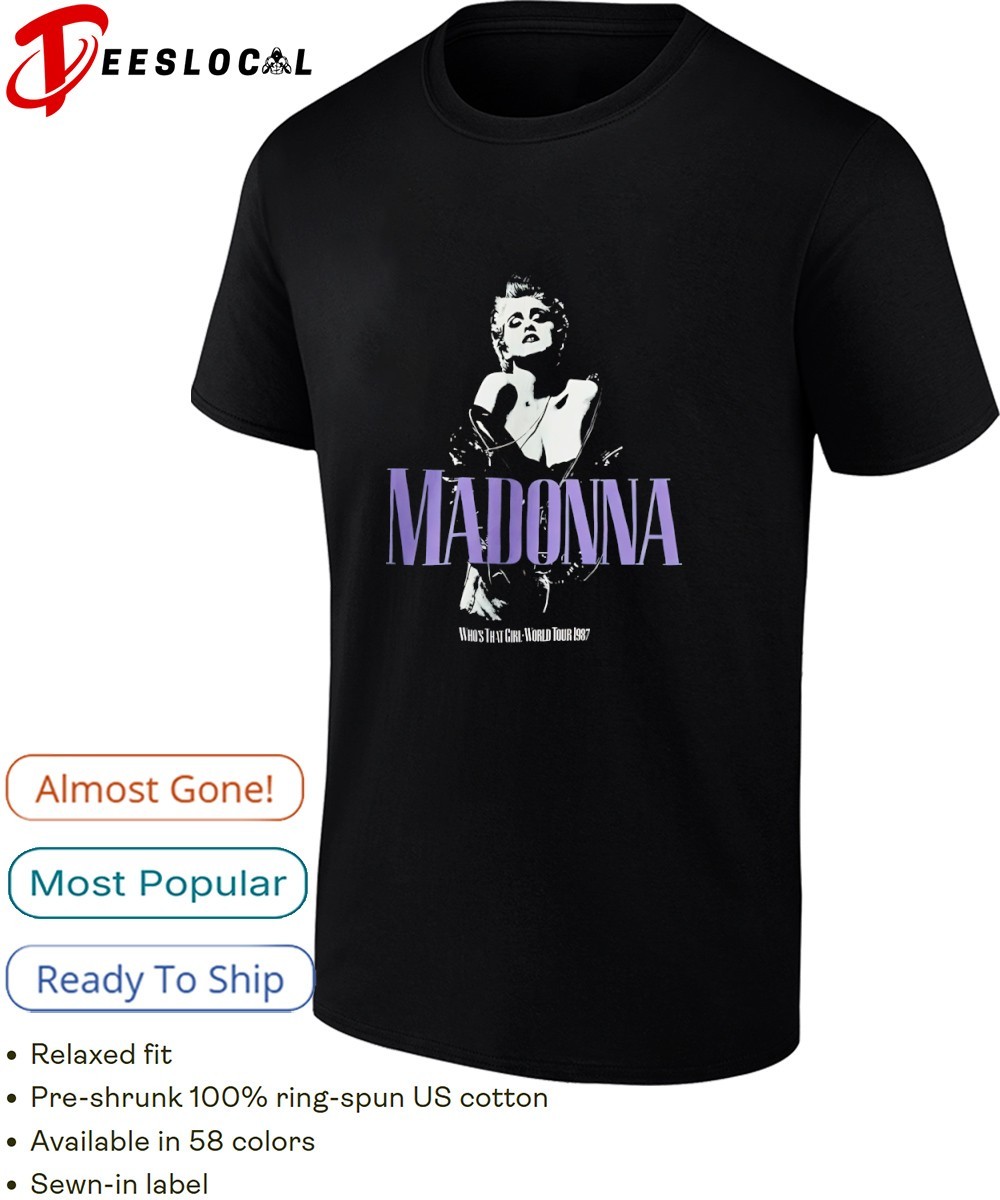 Bob Weir Madonna Who's That Girl tour 1987 shirt, hoodie, sweater