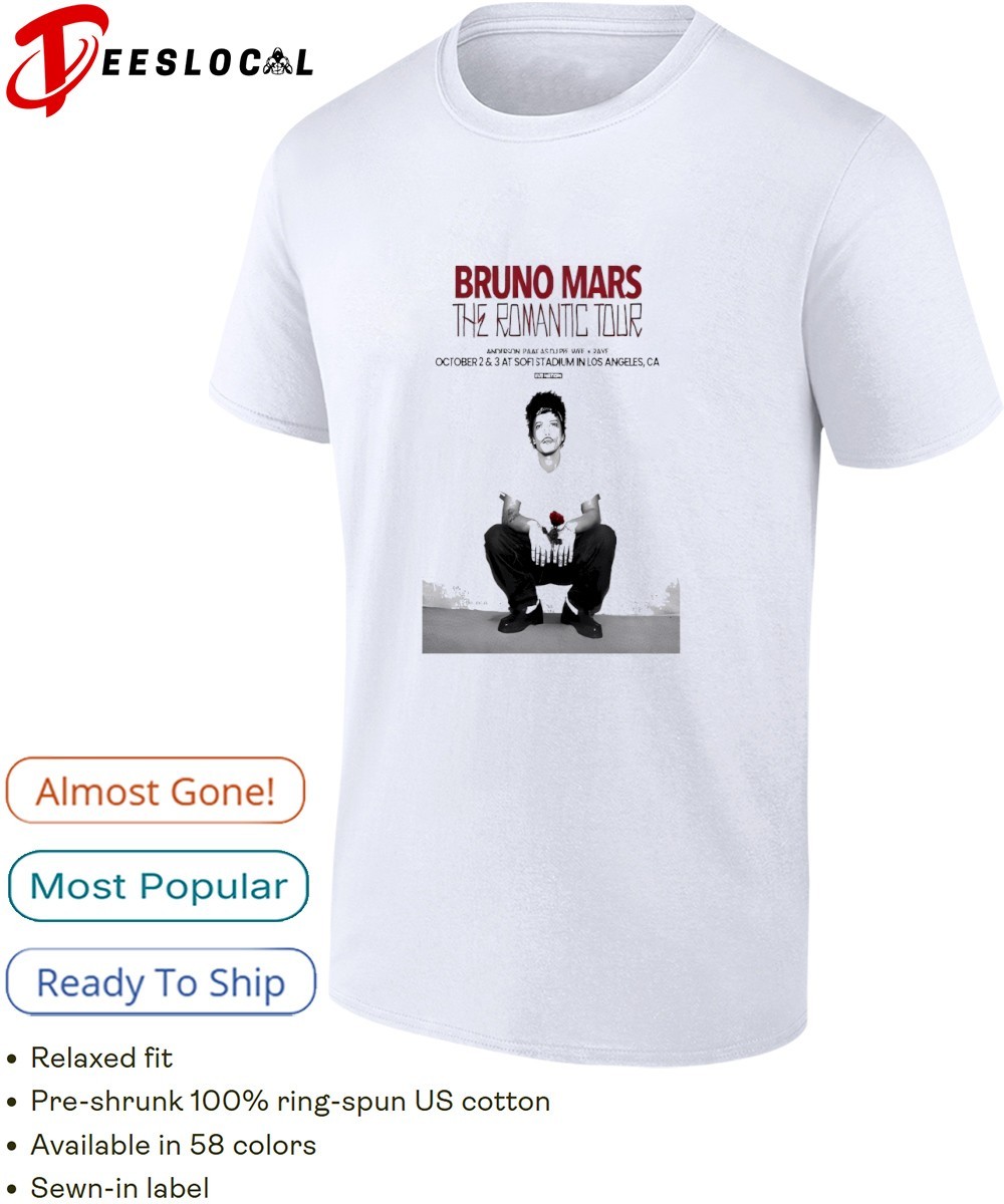 Bruno Mars Sofi Stadium Los Angeles Ca The Romantic Tour 2026