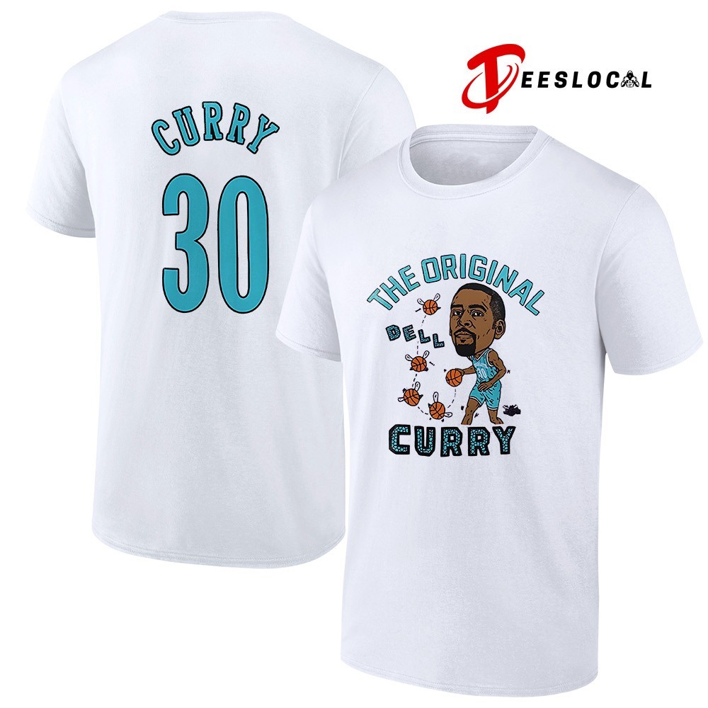 Charlotte Hornets Stephen Curry the original Dell Curry caricature