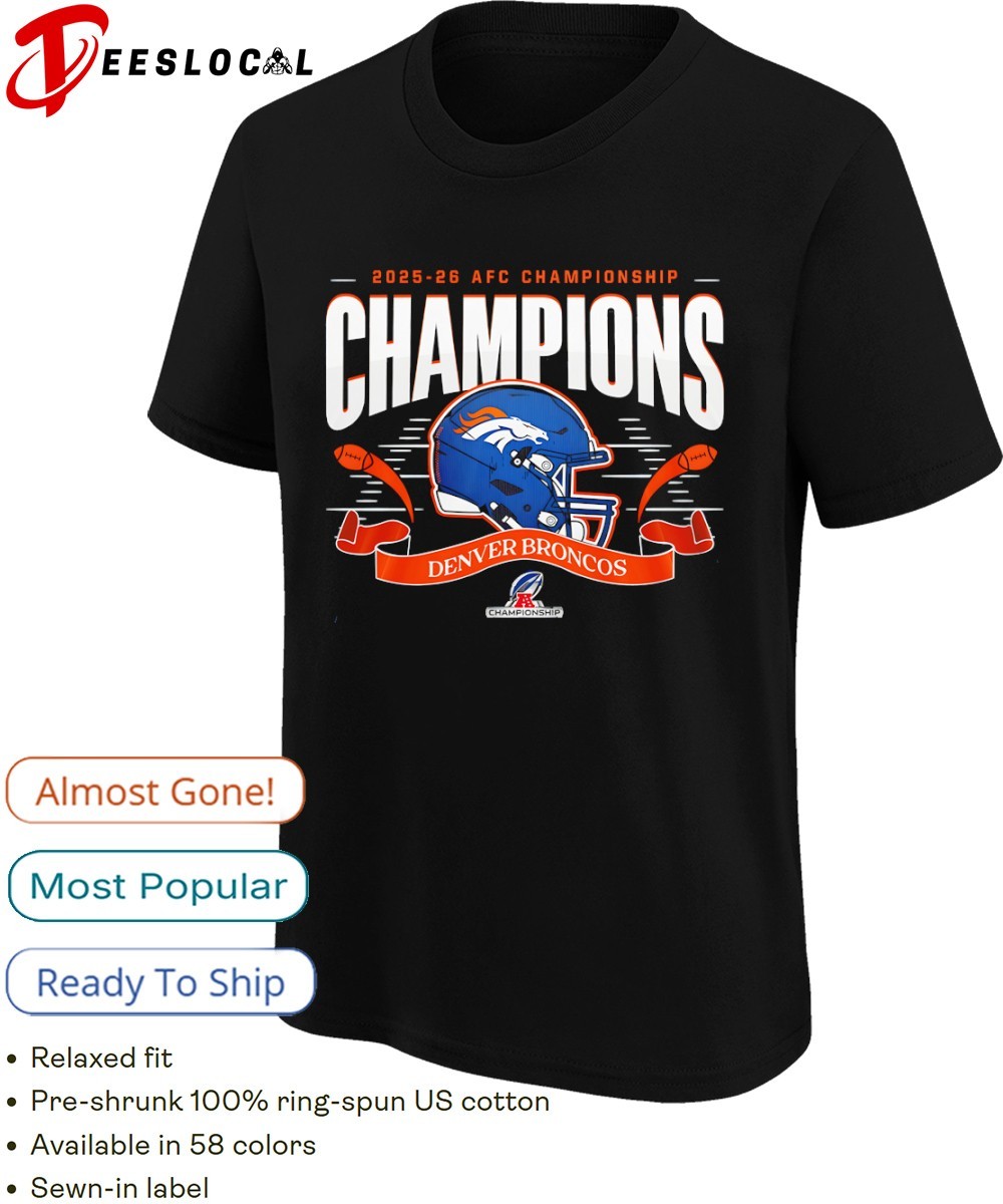 Denver Broncos AFC Championship Champions 2025 26 big helmet