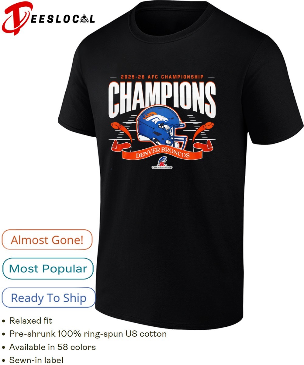 Denver Broncos AFC Championship Champions 2025 26 big helmet