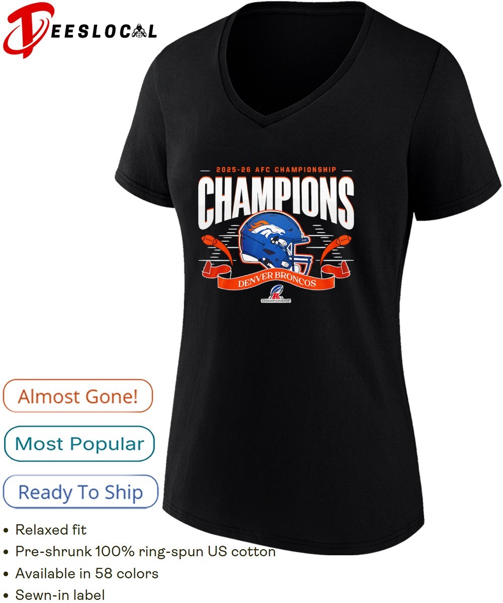 Denver Broncos AFC Championship Champions 2025 26 big helmet