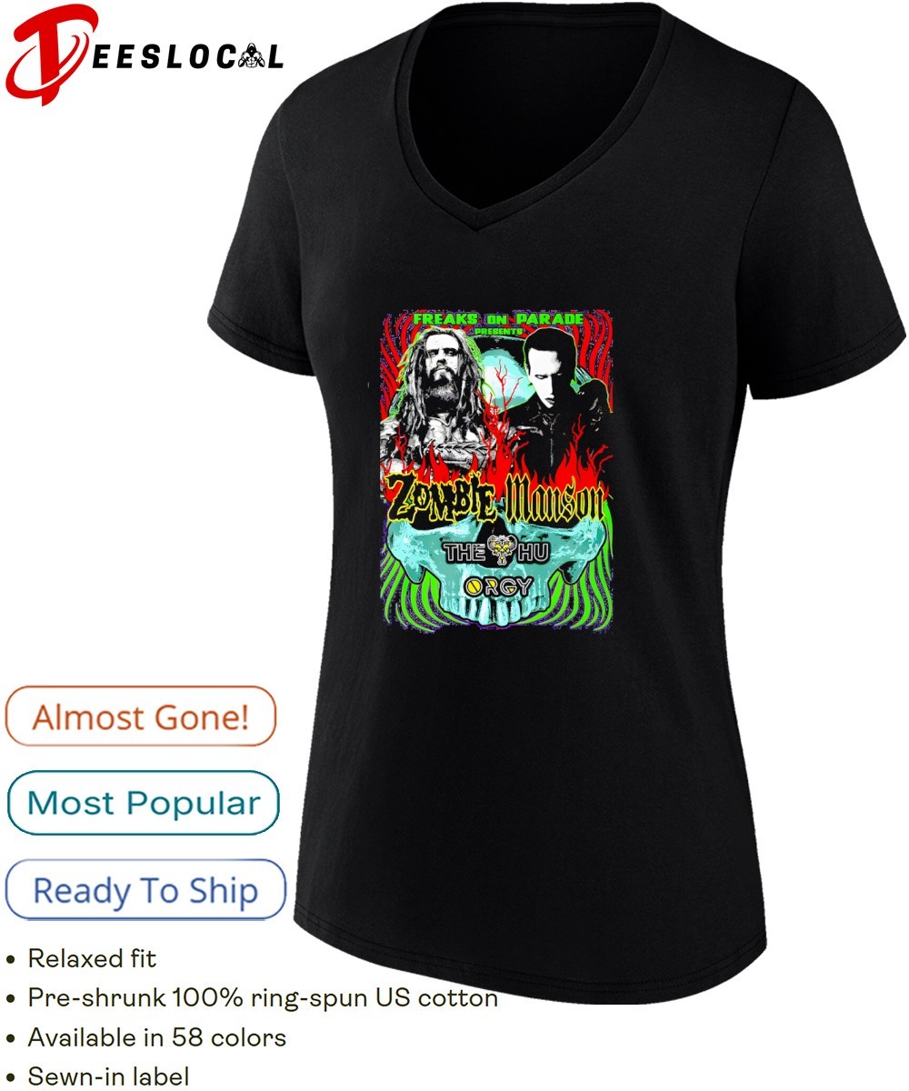 Freaks on Parade presents Zombie Manson The Hu Orgy shirt, hoodie