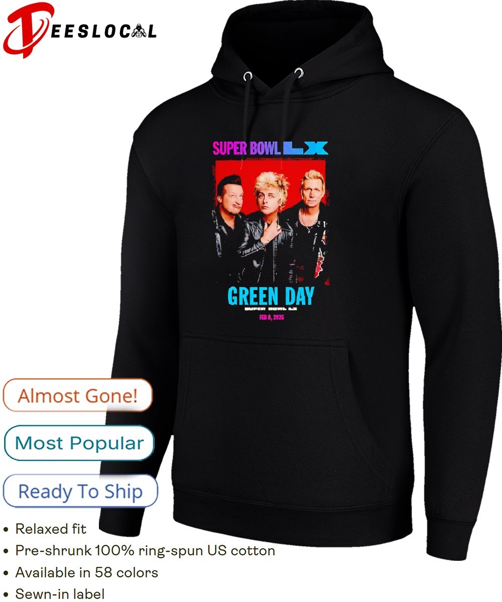 Green Day Super Bowl Lx 2026 Live from Levi's stadium shirt