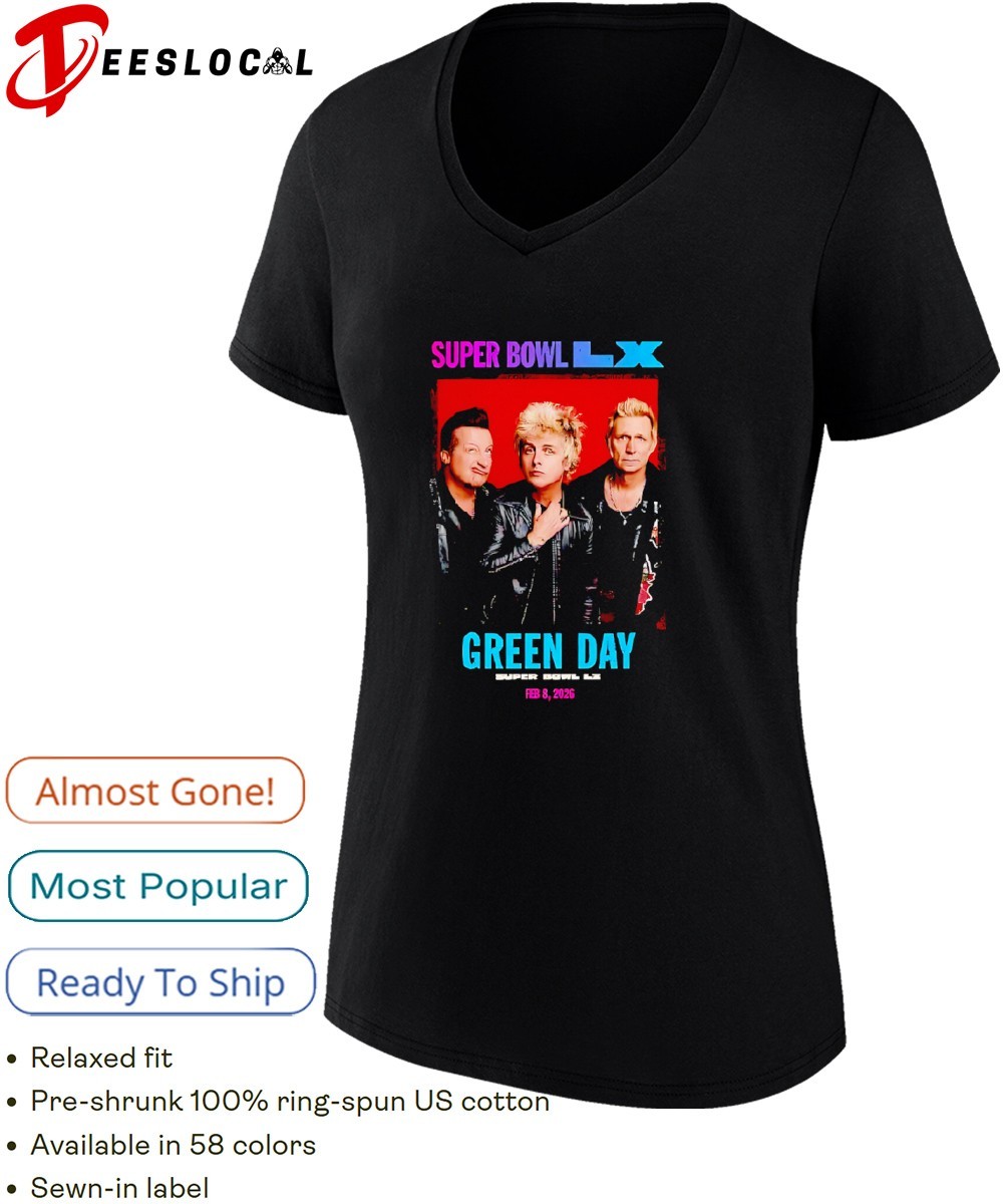 Green Day Super Bowl Lx 2026 Live from Levi's stadium shirt