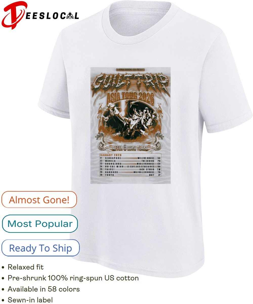 Guilt Trip Asian Tour 2026 Poster shirt, hoodie, sweater, long